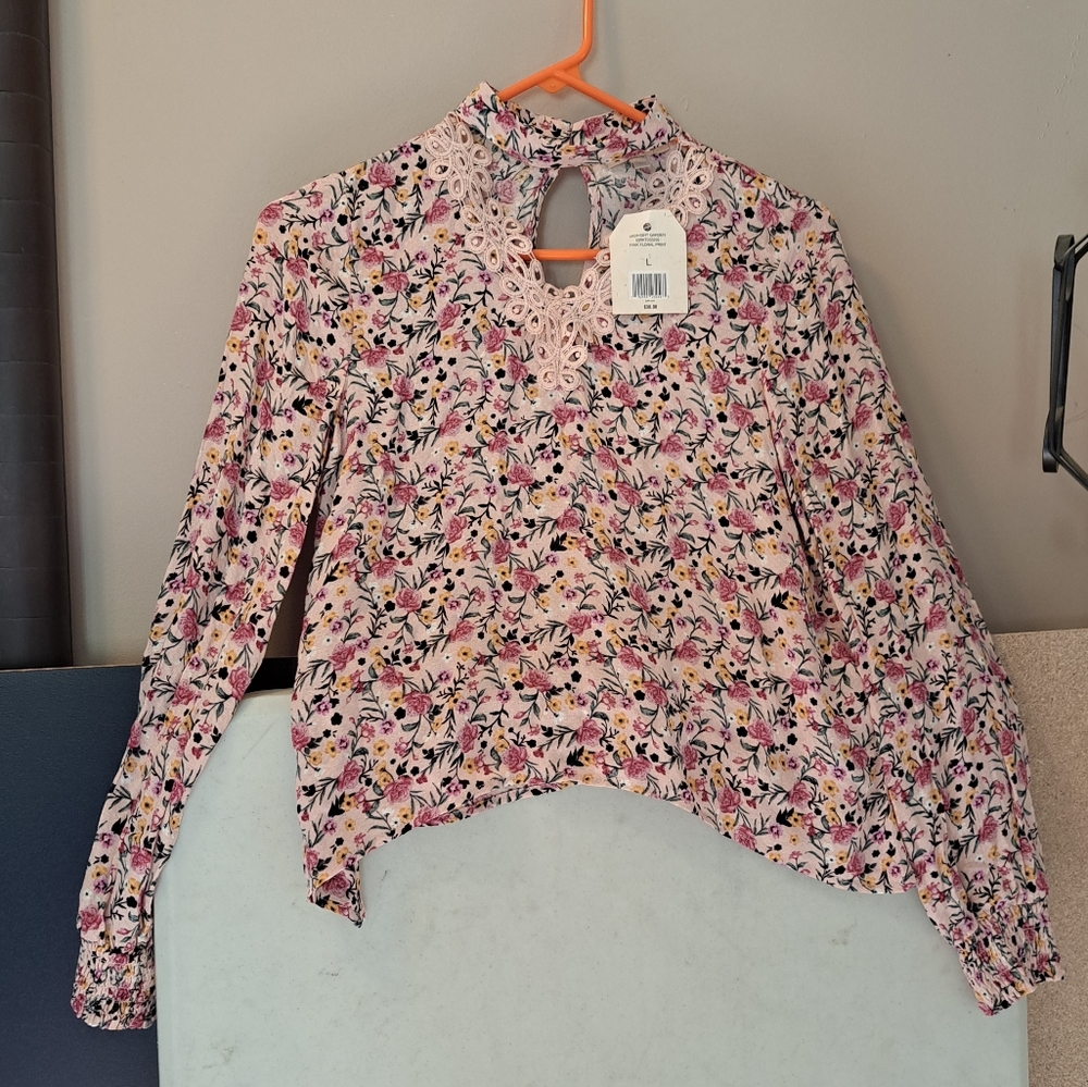 NWT Wonderly girls top sz L